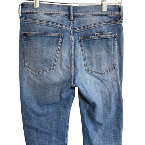 J. Crew Factory Stretch Jeans Mid-rise Distressed 25 X 27- Excellent - Picture 4 of 12